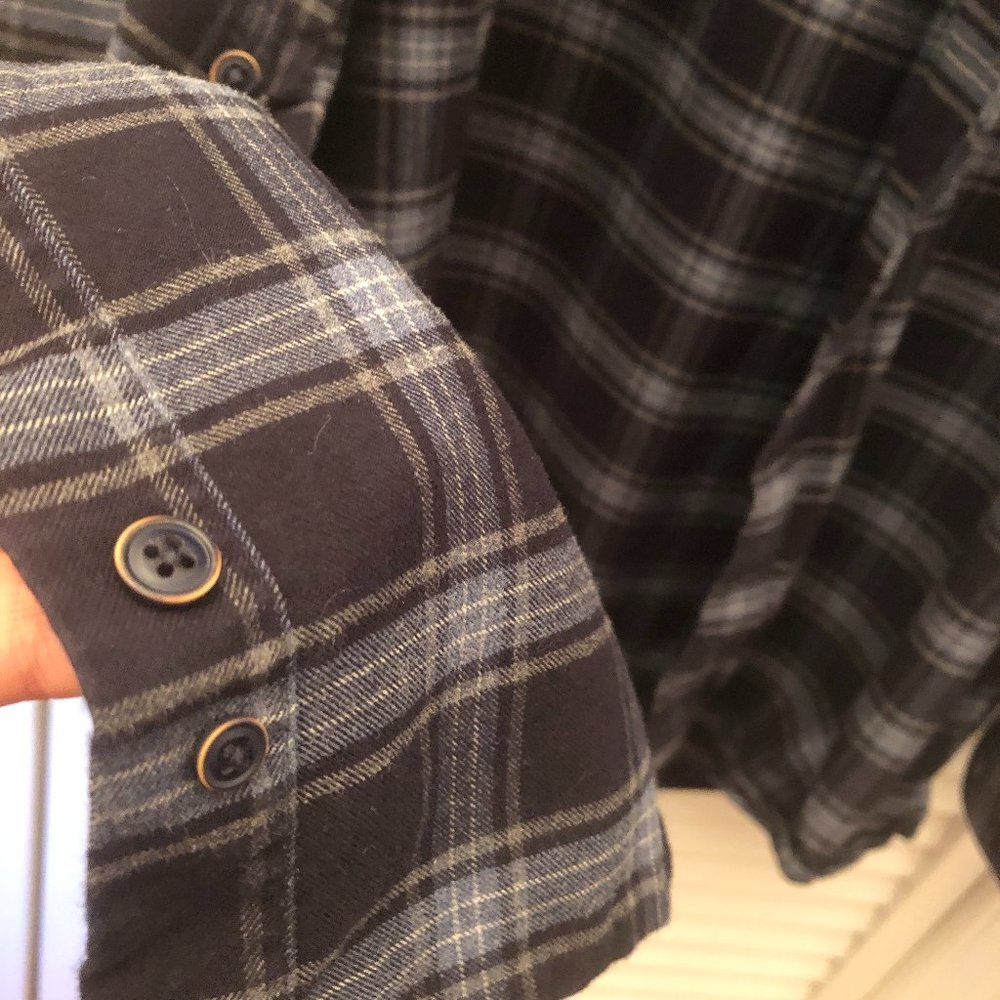 Jonston & Murphy men long sleeve shirt, blue navy - Picture 4 of 9